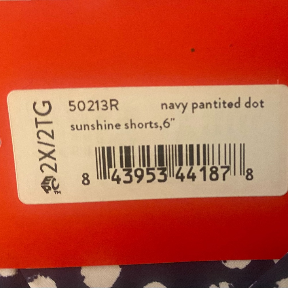 NWT Spanx Sunshine Shorts - 6” Painted Dot Size 2XL - Picture 4 of 5